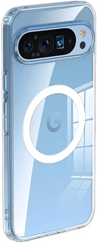 Противоударный чехол Wlons для Google Pixel 9 прозрачный MagSafe