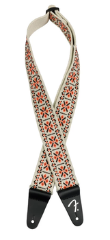 Ремень для гитары FENDER STRAP 2" PASADENA WOVEN LATTICE ORANGE