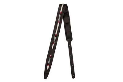 Ремень для гитары FENDER STRAP ACOUSTIC PARAMOUNT LEATHER BLACK