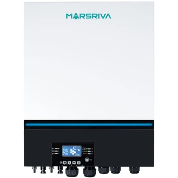 Інвертор з чистою синусоїдою Marsriva OFF-G 8KW 230V RS232/RS485 CE PF1 VOL VM I 8KW TWIN-48V include wifi White (MR-SPF8000M TWIN-Ver.1)