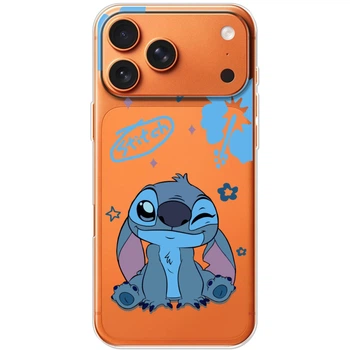 Силиконовый Прозрачный Чехол с Картинкой для IPhone 17 Pro Max Принт (Стич, Stitch) (67087-ysp002)