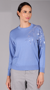Джемпер Sempre SMP2529 Блакитний L-XL