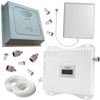 Мощный усилитель мобильного интернета и связи (Callboost CB70W + 2 антенны)