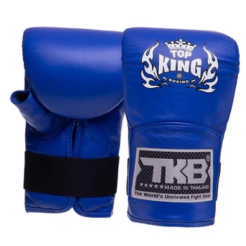 Снарядные перчатки кожаные Pro TKBMP-OT Top King Boxing S Синий (37551060)