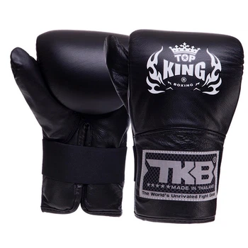 Снарядные перчатки кожаные Pro TKBMP-CT Top King Boxing S Черный (37551059)