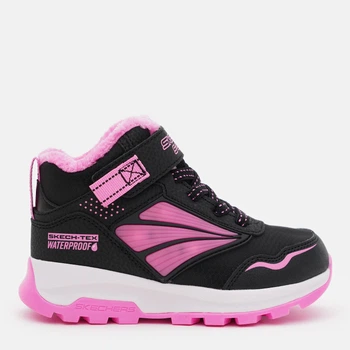 Дитячі зимові з підсвіткою черевики для дівчинки Skechers Storm Blazer 303461L BKHP 30 Чорний/Рожевий (198376038168)