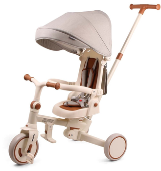 Rowerek trójkołowy Milly Mally Zippy Beige 6378 (5907090700429)