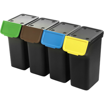 Набір контейнерів для сміття Kadax 25 л х 4 шт (5903699493120)