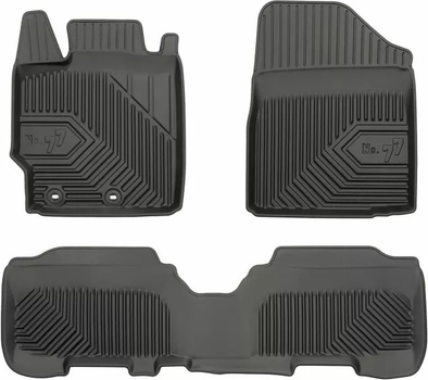 Килимки для автомобіля Frogum Premium 77 для Toyota Yaris II 2005-2011 3 шт (5902643441682)