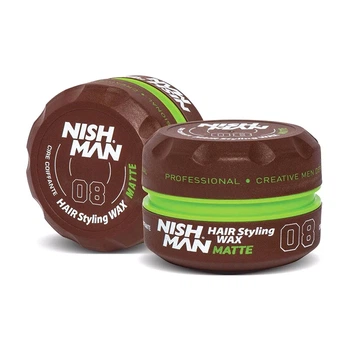 Матовий віск для стилізації волосся Nishman Matte Wax 08, 150 мл