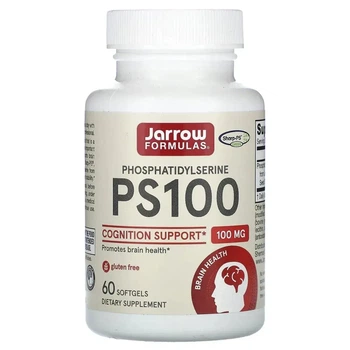 Фосфатидилсерин PS-100 Phosphatidylserine Jarrow Formulas, 100 мг, 60 капсул