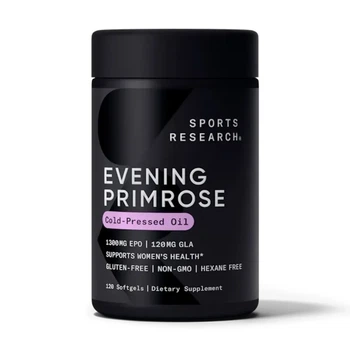 Олія вечірньої примули Evening Primrose Oil 1300 мг Sports Research, 120 капсул
