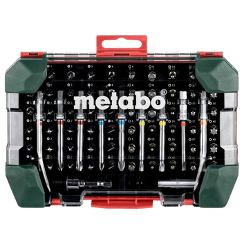 Коробка насадок Metabo 69 шт с магнитным держателем бит 626704000