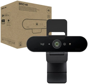 Web камера Logitech Brio 4K Ultra HD Black (960-001723)