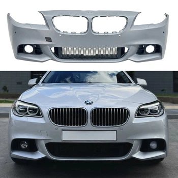 Передний бампер в сборе M Paket LCI 2013+ для BMW 5 Series F10 F11 2010-2016 ПОД ПАРКТРОННИКИ для BMW 5 series F10 F11 2010-2016 (8481)