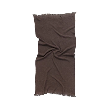 Полотенце Lotus Home Rius dark brown темно коричневый 90*170 (svt-2000022346658)