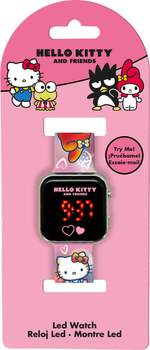 Дитячий LED годинник Kids Euroswan Hello Kitty з календарем (HK50151)