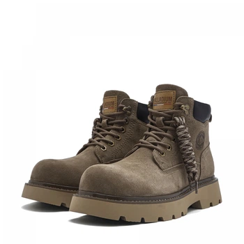 Ботинки чоловічі Palladium Martin Boots Suede Dark Khaki 44 Зелений 74943-003-M