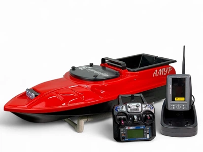 Короповий кораблик Shipmaster "Амур" автопілот GPS червоний з ехолотом Toslon TF 520