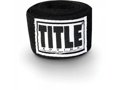 Бинти TITLE Classic Hand Wraps 4,6 м (180") чорний (116)