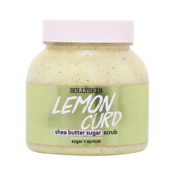 Цукровий скраб з олією ши і перлітом HOLLYSKIN Lemon Curd 300мл