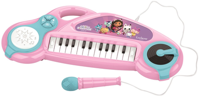 Zabawka Lexibook Gabby's Dollhouse Fun Electronic Keyboard with Light 89004 (3380743105529)
