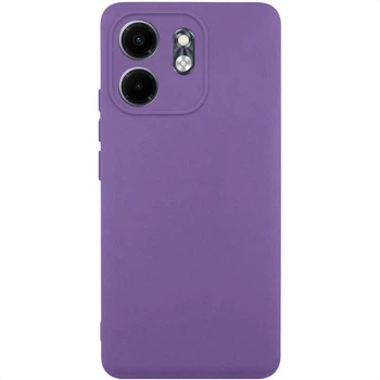 Силіконовий чохол GETMAN з захистом камери для Infinix Smart 9 4G / Hot 50i Фіолетовий / Amethyst