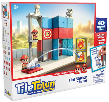 Zestaw zabawek Tile Town Fire Station 90305 (630996820681)