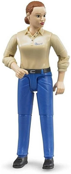 Фігурка Bruder Жінка в синіх джинсах і черевиках 11 см 426203 (4001702604080)