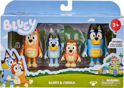Zestaw figurek Moose Toys Bluey 90077 (5713396900773)