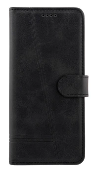 Чохол книжка Leather Flip для Honor 200 Lite на магніті з підставкою чорний