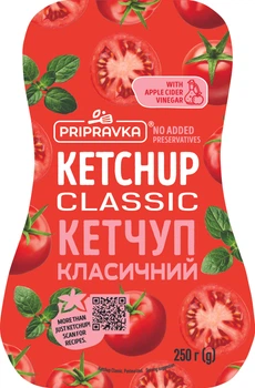 Кетчуп Pripravka Классический Пастеризованный 250 г (4820291620017)