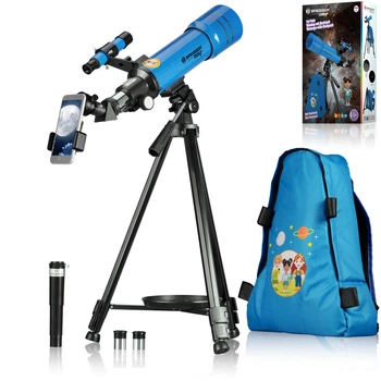 Телескоп Bresser Junior 70/400 Blue с адаптером для смартфона + рюкзак (8850610WX) 4915000