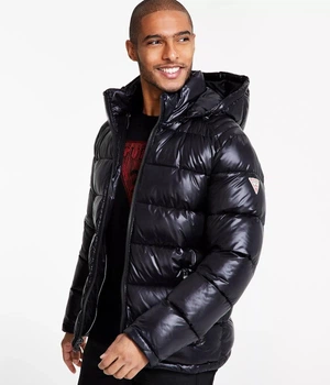 Куртка пуховик мужская зимняя GUESS Men's Hooded Puffer Coat XXL (52)
