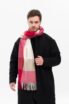 Чоловічий Шарф У Клітинку Terner Red (8056011)