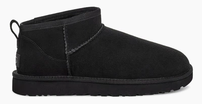 Жіночі угги UGG Classic Ultra Mini Black - 37р. (24.0см) чорні