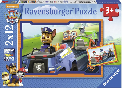 Пазл Ravensburger Psy Patrol Місія 2 x 12 елементів 7591 (4005556075911)