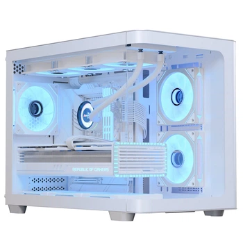Корпус AeroCool P300C-G-WT-v1 (ACCS-PN02033.21) White без БП