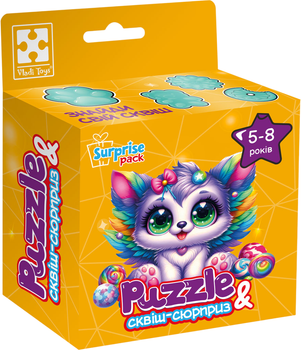 Пазл Vladi Toys Котёнок с крыльями Surprise pack 180 деталей (VT8030-11)