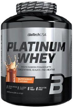Сироватковий протеїн Biotech Platinum Whey порошок 2000 г Солона карамель (5999076262601)
