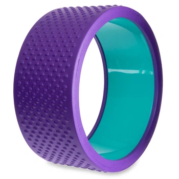 Кільце для йоги масажне SP-Fit Wheel Yoga (EVA, PP, р-р 33х14см, фіолетовий) (FI-2436)