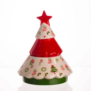 Сахарница Merry Christmas фарфоровая 700 мл, CR-1-21