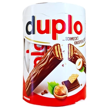 Шоколадні батончики Ferrero Duplo з лісовим горіхом 182 г