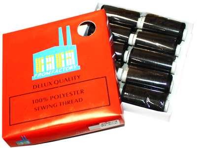 Нитки FROM FACTORY MSZ джинсові FromFactory чорні 10шт