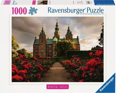 Пазл Ravensburger Beautiful Castles Замок Розенборг 1000 елементів 12001336 (4005555013365)