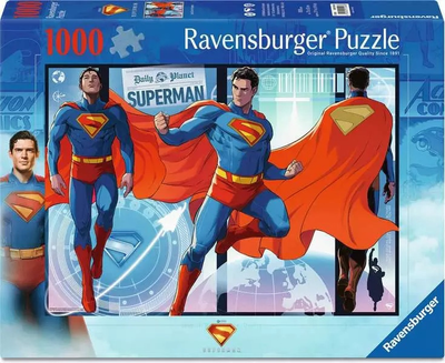 Пазл Ravensburger DC Супермен 1000 елементів 12001508 (4005555015086)