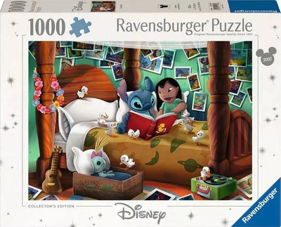 Пазл Ravensburger Disney Lilo and Stitch 1000 елементів 12001579 (4005555015796)