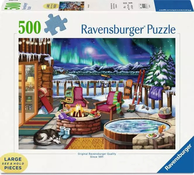 Пазл Ravensburger Полярне сяйво 500 елементів 16791 (4005556167913)