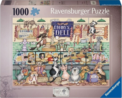 Пазл Ravensburger Собаки 1000 елементів 12001453 (4005555014539)