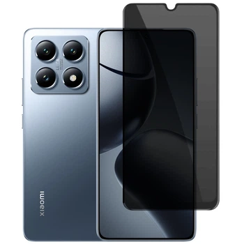 Защитное стекло Fiji Privacy для Xiaomi 14T Pro антишпион Anti-peeping полная проклейка черный